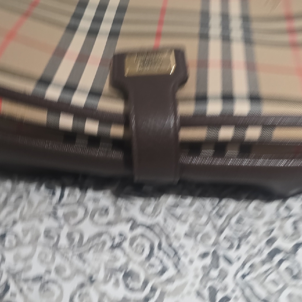 Burberry Beautifel Amazing Condition Checkered Crossbody Bag Authentic Spotless - Picture 6 of 13
